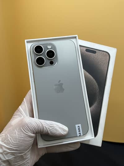 Apple iPhone 15 Pro Max 256 GB Factory unlock NON PTA 98% Battery Helt