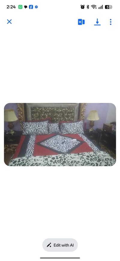 pre loved formal bed sheets available