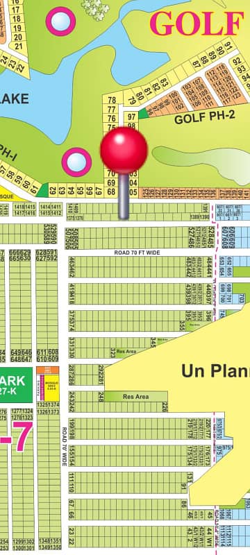 1 kanal Plot For Sale At DHA Phase 7 Sector W