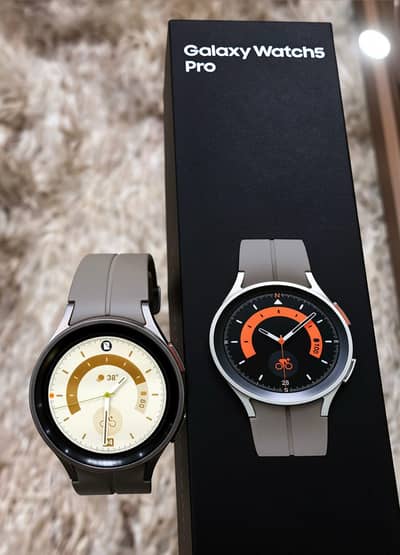 ⌚Samsung Galaxy Watch 5 Pro 45mm | USA Variant | Box & Charger wire