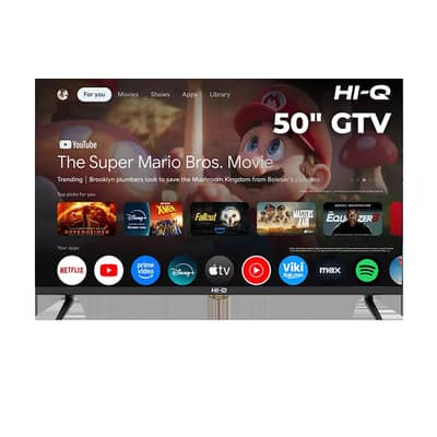 HI Q 50inch ORIGINAL 4k Google LED TV with voice remote