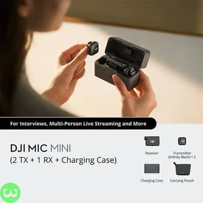 DJI Mic Mini (2 TX + 1 RX + Charging Case)