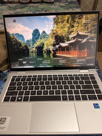 hp Core i7 11 gen elite book touch 360