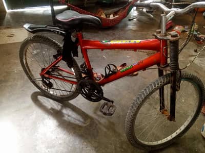 bicycle with gears low price ,size 24