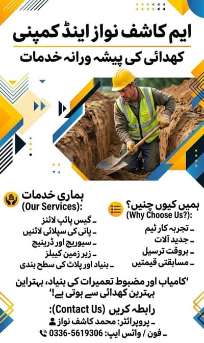 Professional Gas & Water Pipeline Installation Services in Islamabad