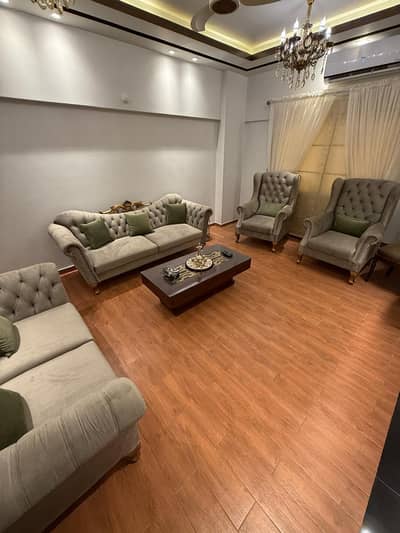 Saima Jinnah 3 Bed DD Fully Furnished Flat With Roof Jinnah Avenue