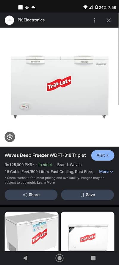 Deep Fridge for sale