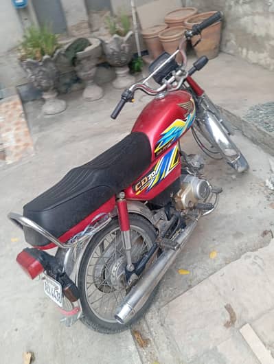 honda cd 70 red 2021 model