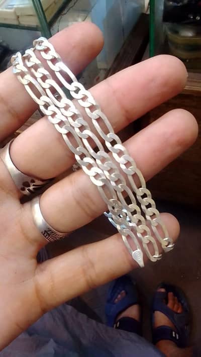 silver chain silver Italian chain 1.5 tola