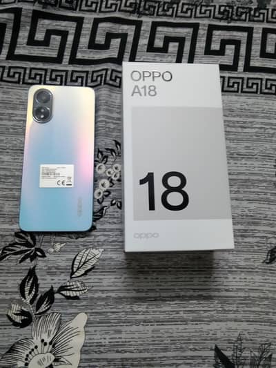OPPO A18 with full box like new