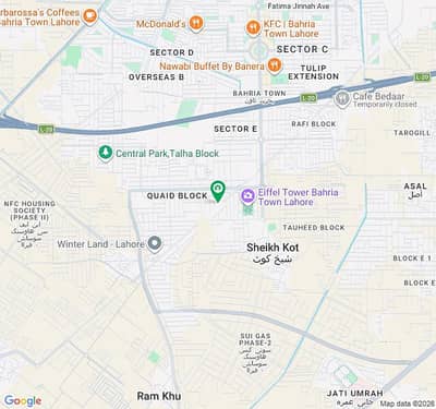 10 Marla Plot Available In Quaid Block Of Bahria Town Lahore