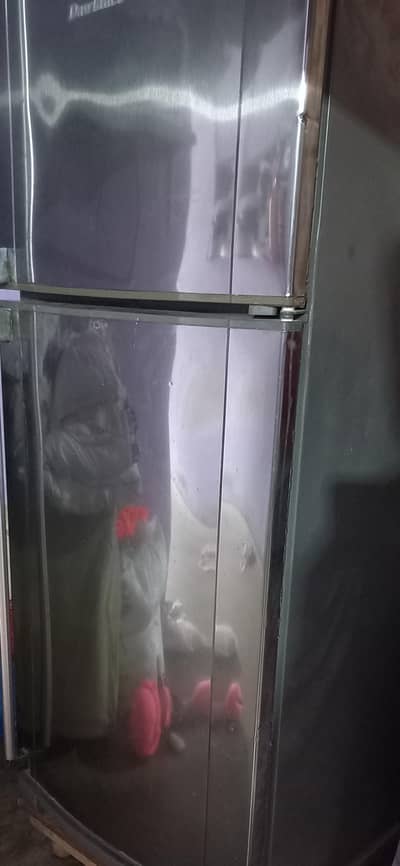 Dawlance Double Door Refrigerator – Silver Color – Good Condition