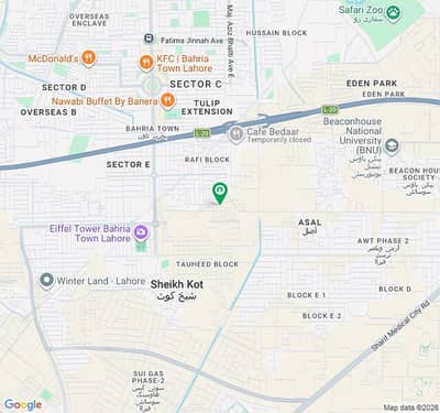 5 Marla Plot Available In Jinnah Block Of Bahria Town Lahore
