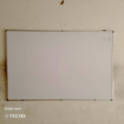 white Board for classroom. 6 x 4 ft.