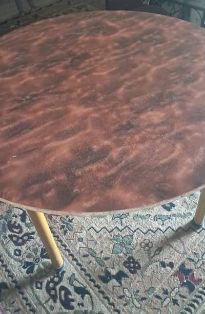 round table with 3 stools for sale