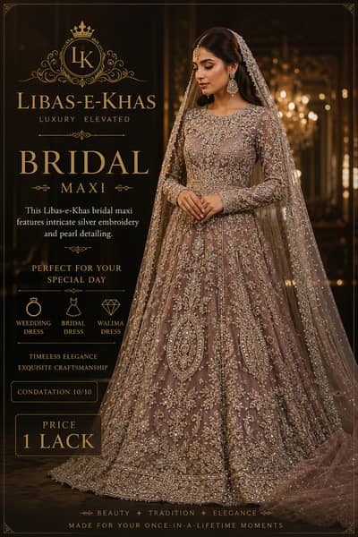 bridal maxi | walima maxi | bridal dress | nikkah dress