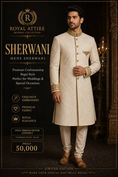 sherwani  weeding dress