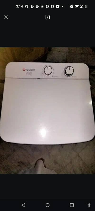 Dawlane rinse and spin dryer 2 in 1