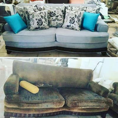 sofa repair/  fabric change/ Seat repairing/sofa for sale/sofa poshish