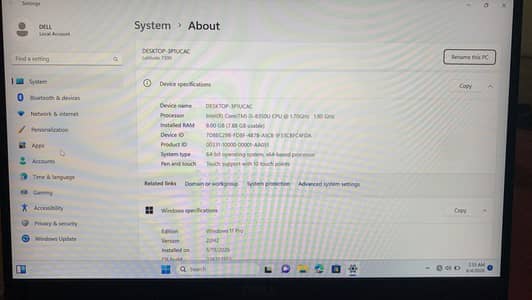 Dell latitude 7390 2x1 core i5 8th gen