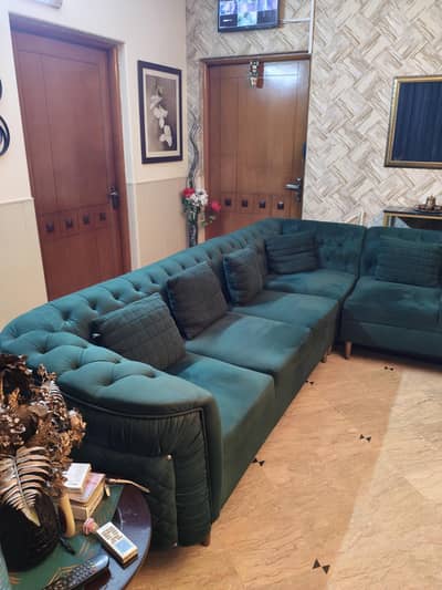 7 seater sofa set L shaped