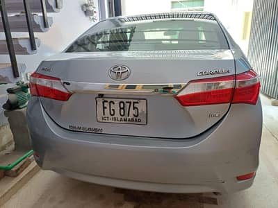 Toyota Corolla GLI 2015 bumper to bumper original car 0314/2924638