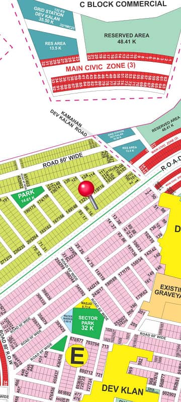 1 kanal Plot For Sale At DHA Phase 9 Prism Super Hot Plot At 150 Feet Roat