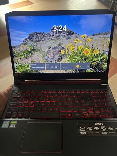 Acer nitro 5- i7 9th- rtx 2060 6gb- 144hz- gaming laptop