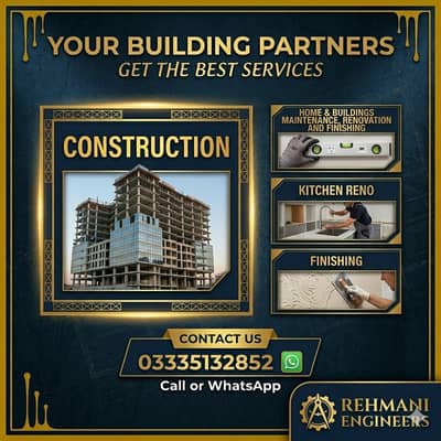 Construction Service -Buildings & Home Maintenance- Renovation Service