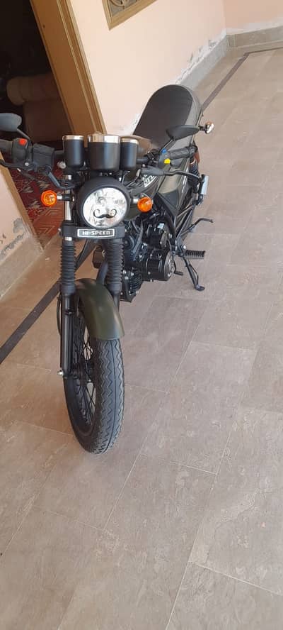 Hi Speed Infinity 150cc Cafe Racer – Mint Condition – Punjab Registere