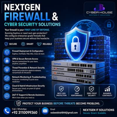 Firewall & Cyber Security Services | NextGen IT Solutions