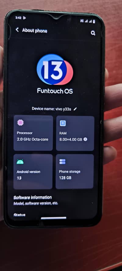Vivo Y33s urgent for sale