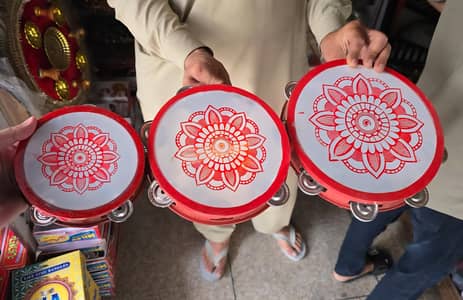 Mehndi Mayon Shadi Daflee Maker in Sialkot 3 pieces Set