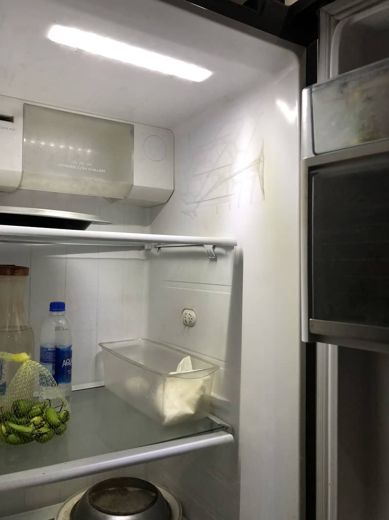 Sharp double door refrigerator 0