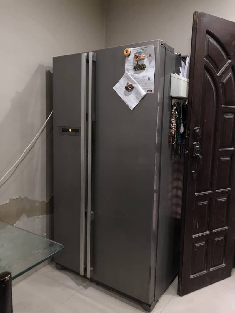 Sharp double door refrigerator 1
