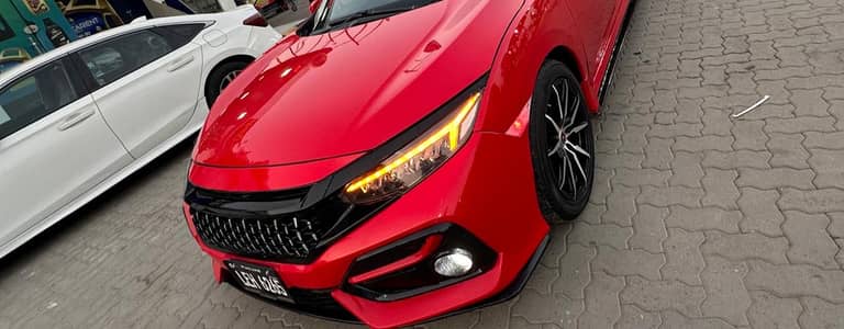 Civic X Audi Style headlights and back SPORTS LAVA Style lights