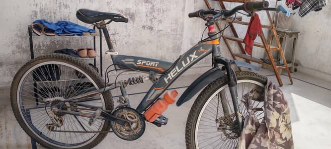Heliux Cycle Double Disk Brake Gair jumper