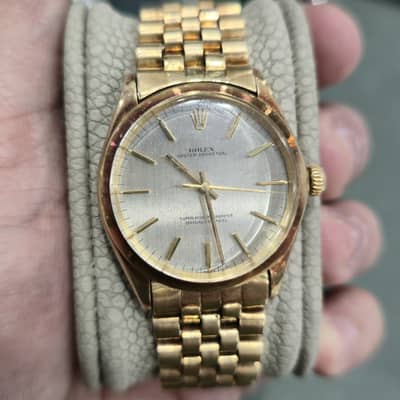 [ Pre-Owned ] Rolex Oyster Perpetual Ref. 1002, 18K Yellow Gold, Naked