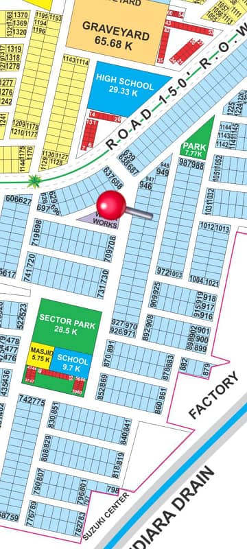 1 kanal Plot For Sale At DHA Phase 9 Prism Super Hot Plot
