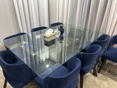 Dinning table with 8 chairs premium quality