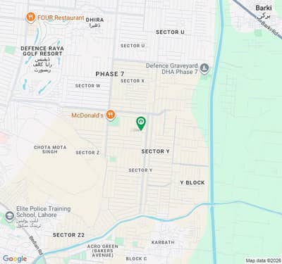 Plot No- 334 Block Y - 1 Kanal Top Location in Phase 7 DHA Lahore For Urgent Sale