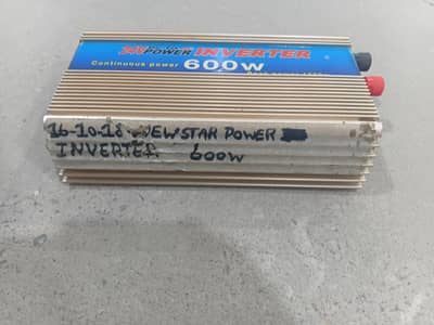 Newstar 24v dc to 220v ac co cenverter 600w can check