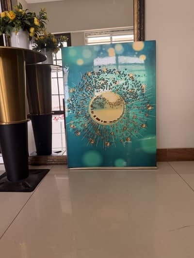 High Quality Modern Abstract Wall Painting (Glossy Finish)