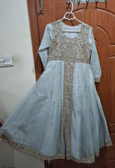 ice blue maxi preloved