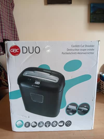 GBC Duo Paper Shredder – Fully Working – Office Use – Good Condition