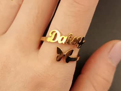 Custom Name Necklace – Personalized Gold Pendant