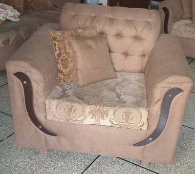 6 seater Sofa set used