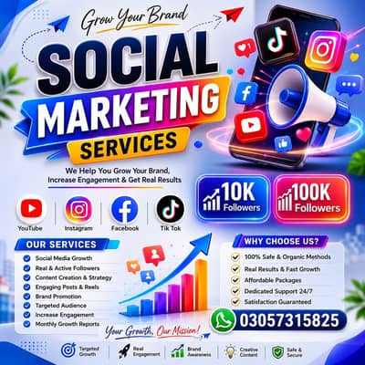 YouTube/ Facebook services/TikTok /followers/ likes views/ Instagram