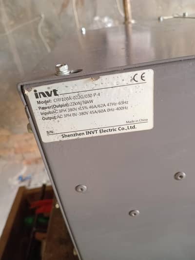 INVT 30kW VFD Inverter 3 Phase