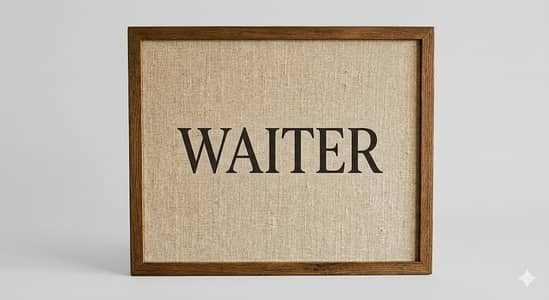 Waiter I Male I Female I Islamabad I Fine Dining